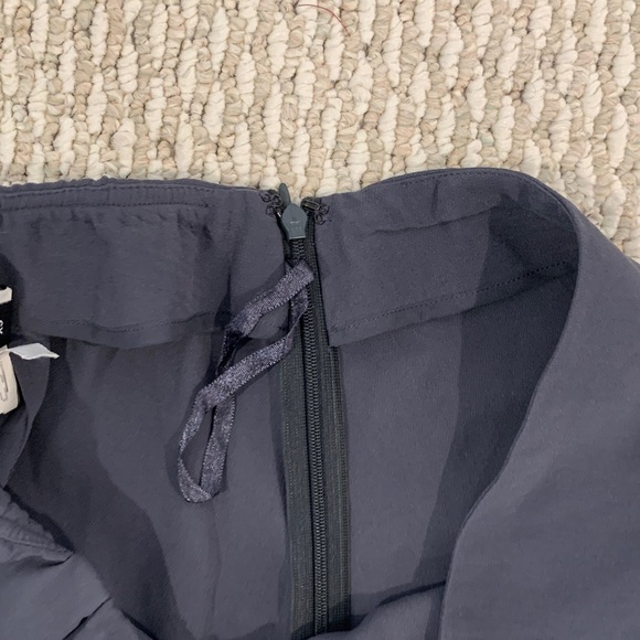 Eileen Fisher Dark Blue Midi Skirt - Picture 4 of 6